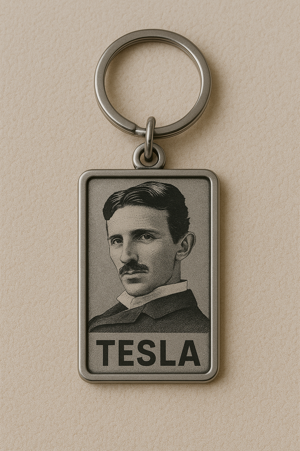Tesla Keychain